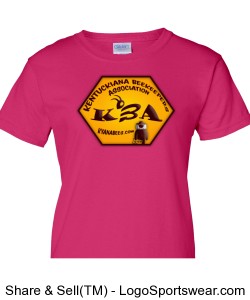 Women's Pink Cotton T-Shirt Design Zoom